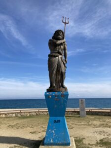Canet de Mar - Szegény Neptun látott már szebb napokat is